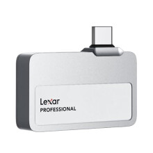 Lexar Professional Go Portable SSD 2TB, Ultra-Compact, Supports Apple ProRes, Up to 1050MB/s Read and 1000MB/s Write, USB 3.2 Gen 2, IP65 Dust and Wa