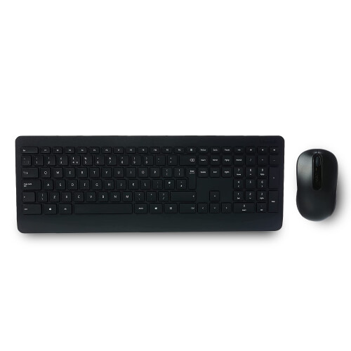 Microsoft Microsoft Wireless Keyboard & Mouse, Desktop 900 Keyboard with USB for Windows or Mac Computers, Black