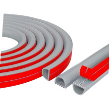 Stick Cord Organiser Cover Sleeve Anti Extrusion Floor Wiring Managemen Gray ar c