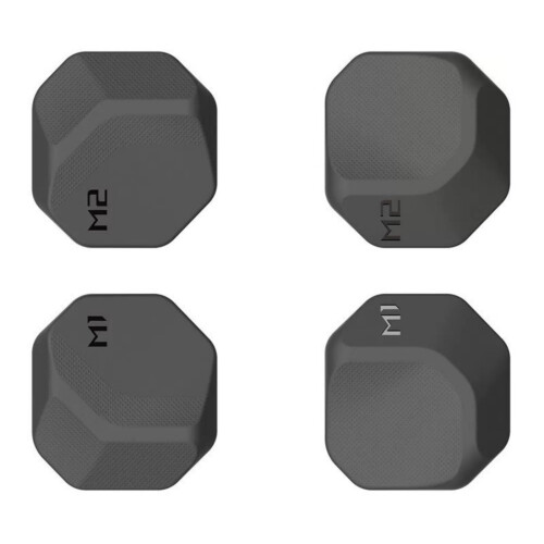 Anti Slip Button Pad Ergonomic Design for Dedicated Improved Handling Game Black