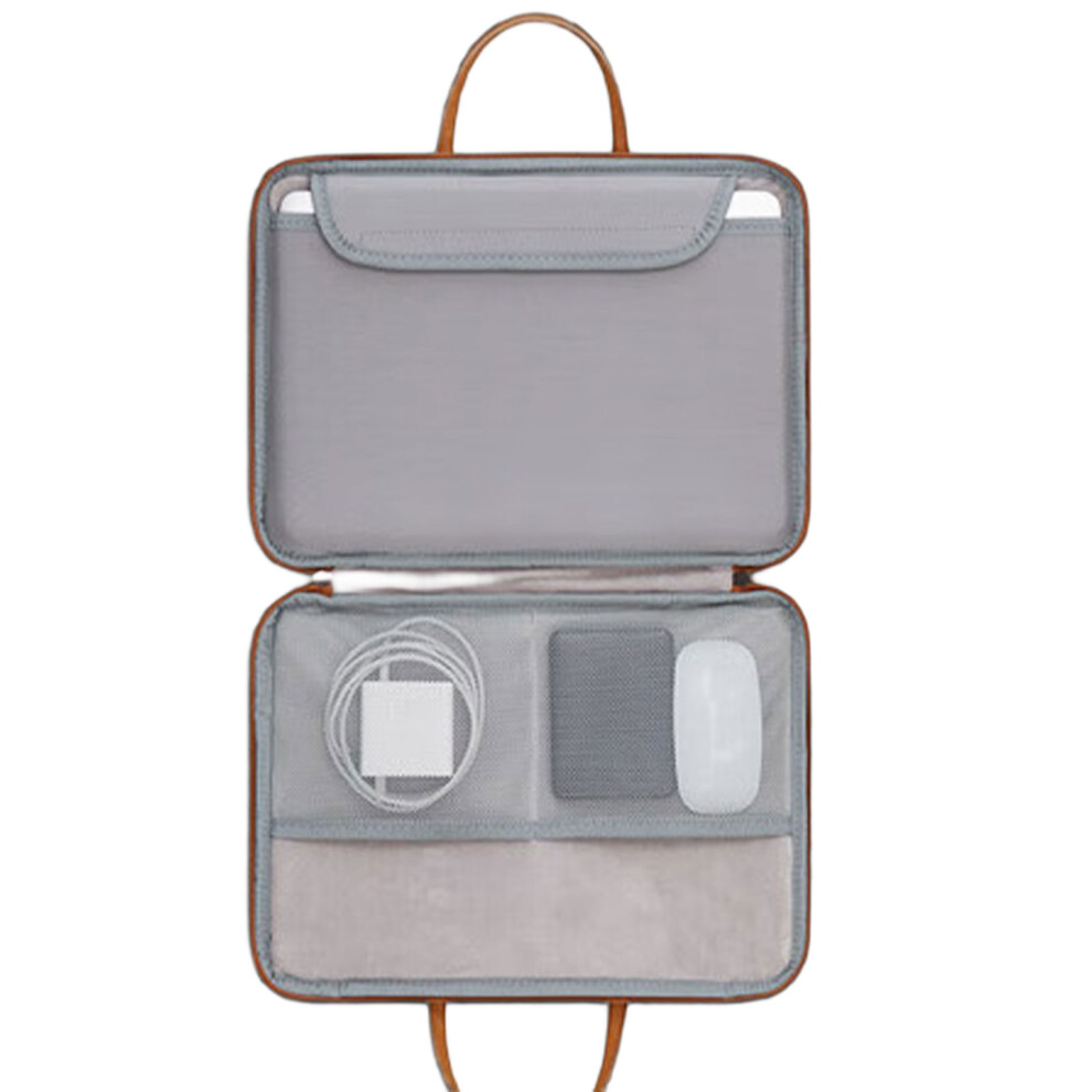 Professional 13/14/15Inch Laptop Bag Shockproof Large Capacity Laptop 15-Inch Brown 7695001226271