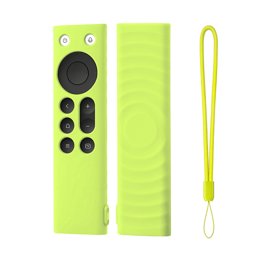 Dustproof Silicone Case For Miniled Tv Remote Flexible Antidrop Fluorescent Green 7695001203609
