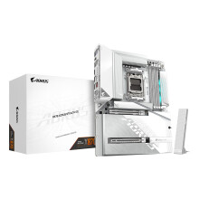 GIGABYTE X870 AORUS STEALTH ICE Motherboard - Supports AMD Ryzen 9000 CPUs, 16+2+2 Phases Digital VRM, up to 8200Hz DDR5 (OC), 2xPCIe 5.0 + 2xPCIe 4.