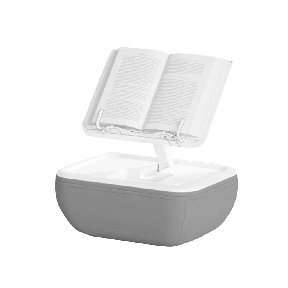 Modifiable Desktop Bookcase Catherine Wheel Panel Book Support Ergonomic Plan Gray 7695001179539
