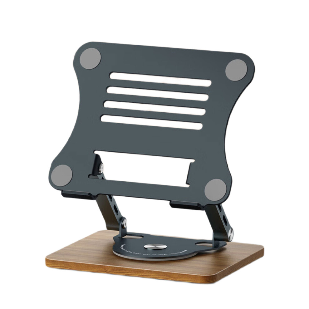 Ergonomic Portable Rotatable Laptop Stand For Variable Height And 360 Rotation Grey 7695001236560