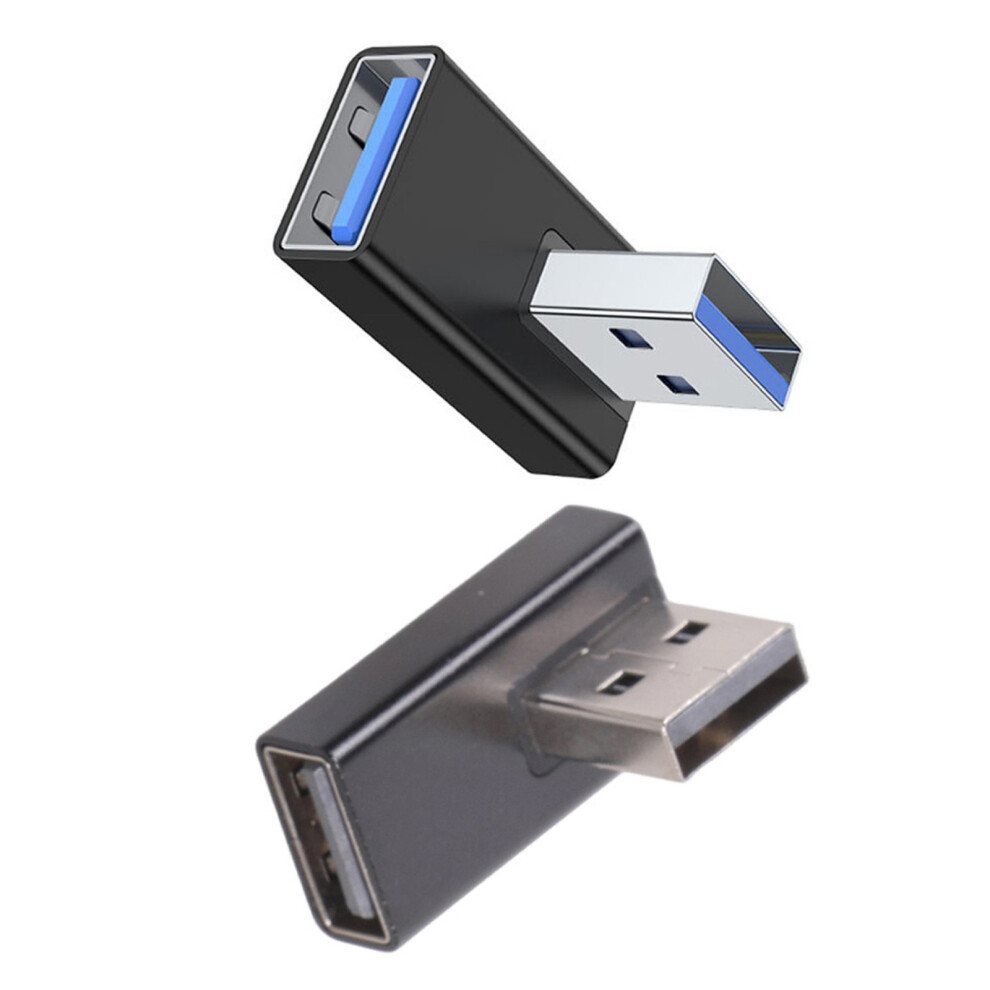 2Pcs Usb 3.0 Converters Adapter 90 Degree Left Right Bend Adapter For Laptop 7695001177337