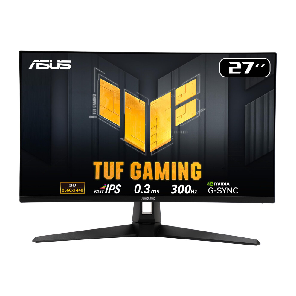 Asus Tuf Gaming Series 5 - Vg27aqm5a Gaming Monitor – 27-Inch, Qhd(2560X1440), 300Hz, Fast Ips, Elmb Sync, 0.3Ms (Gtg), Stereo Speaker, 95 Percent D