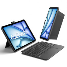 Inateck AceTouch Keyboard Case for iPad Air 11 inch M4 2026/M3/M2, iPad Air 5/4 10.9 inch, Detachable Keyboard with Multi-Touch Trackpad for iPad Pro