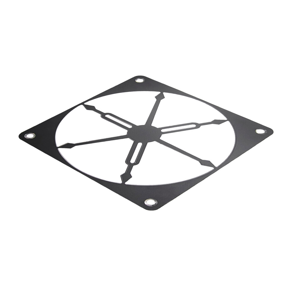 Desktop Computer Case Fan Dust Cover Heat Dissipation Protective Guard Black 7695001218573