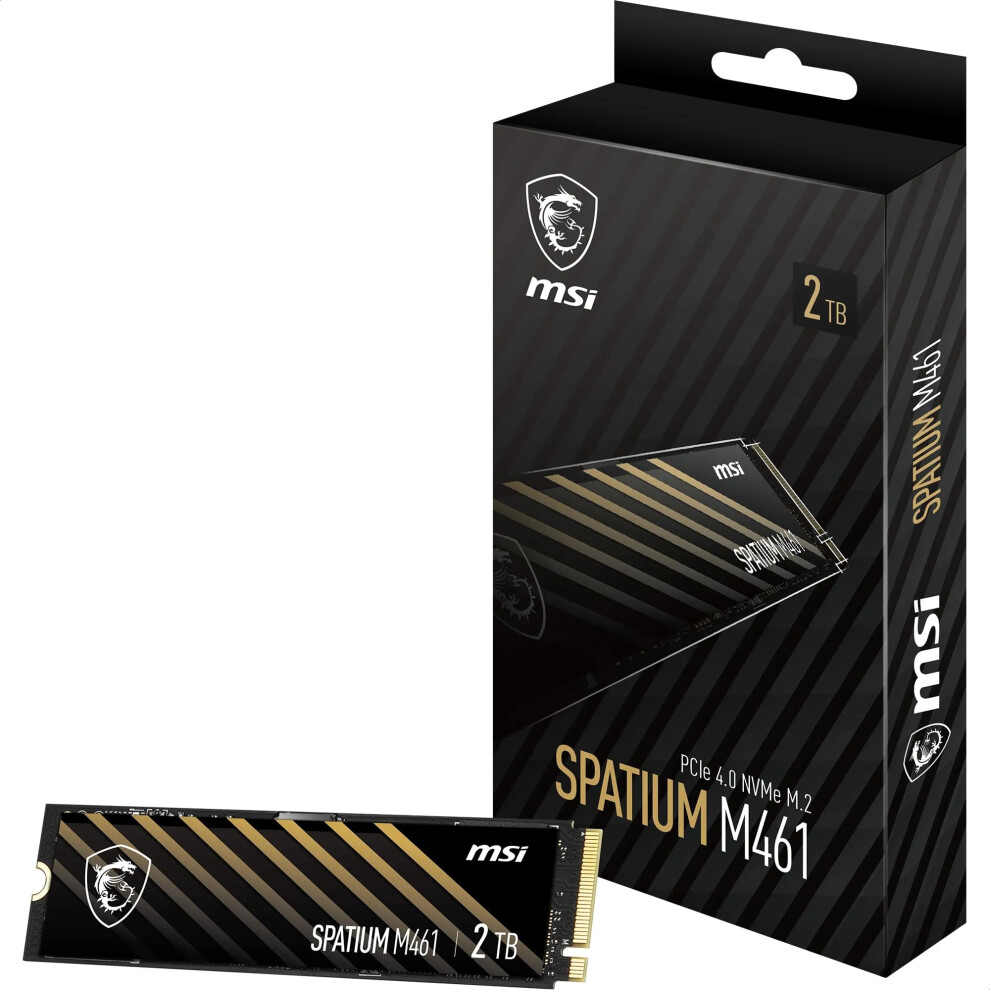Msi Spatium M461 Pcie 4.0 Nvme M.2 2Tb