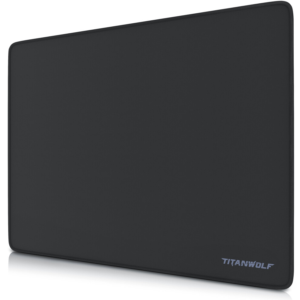 Titanwolf Xl Speed Gaming Mouse Pad Mouse Mat 440 X 350 X 3Mm - Xxl Mousepad - Table Mat Large Size - Improved Precision And Speed - Rubber Base For 5000029019323