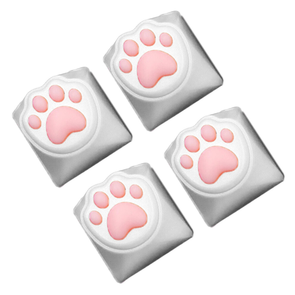 Customized Pbt Silicone Catpaw Artisans Catpaw Pad Keyboards Keycap Esc Key White 7695001213905