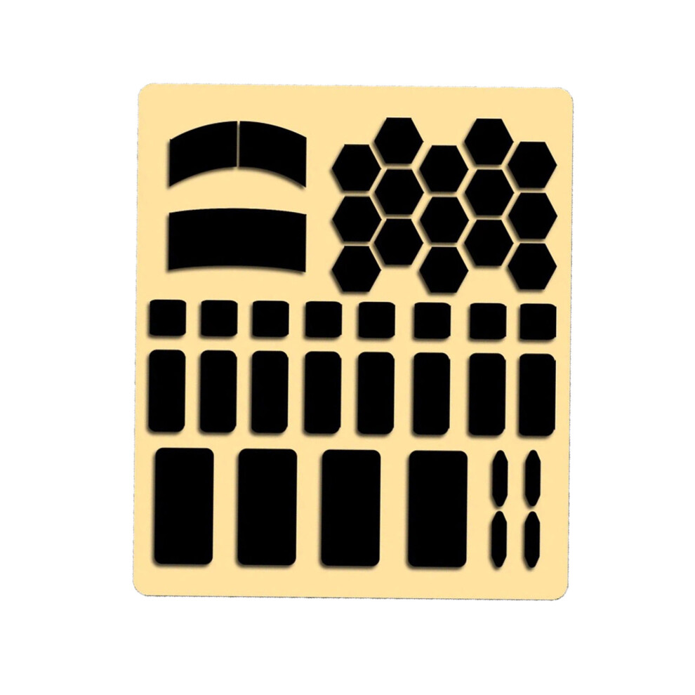 Silicone Grip Enhancers Anti Slip Stickers For Keyboards And Mouse Avoid Sweat Black 7695001203203