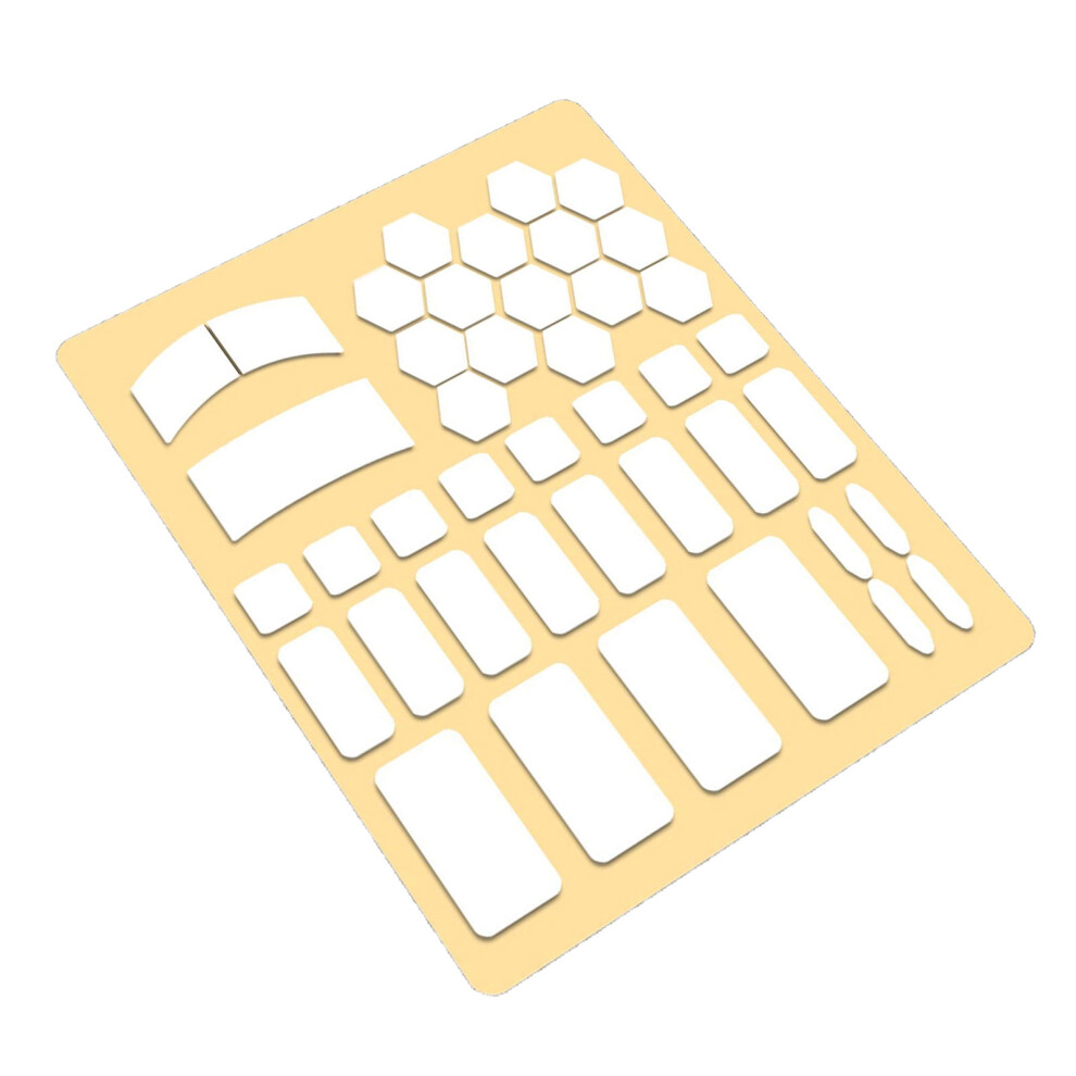 Silicone Keyboards And Mouse Grip Stickers Anti Slip Pads For Sweat Prevention White 7695001203210