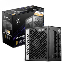 MSI MPG A850G PCIE5 Power Supply Unit, UK Plug - 850W, 80 Plus Gold Certified, Fully Modular ATX 3.0, PCIe 5.0 GPU Support, Japanese 105C Capacitors