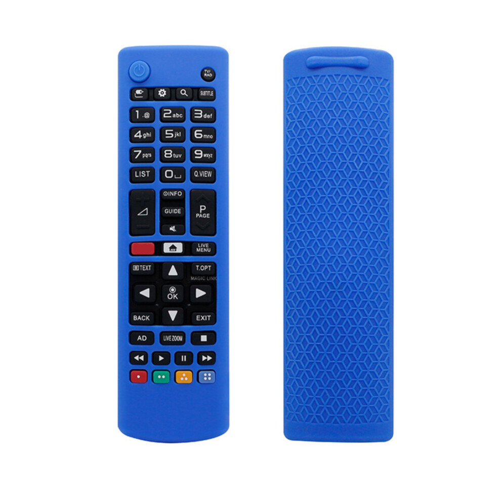 Easy Clean Silicone Remote Cover Simple Wipe Maintenance For Akb75095307 Blue 7695001225267