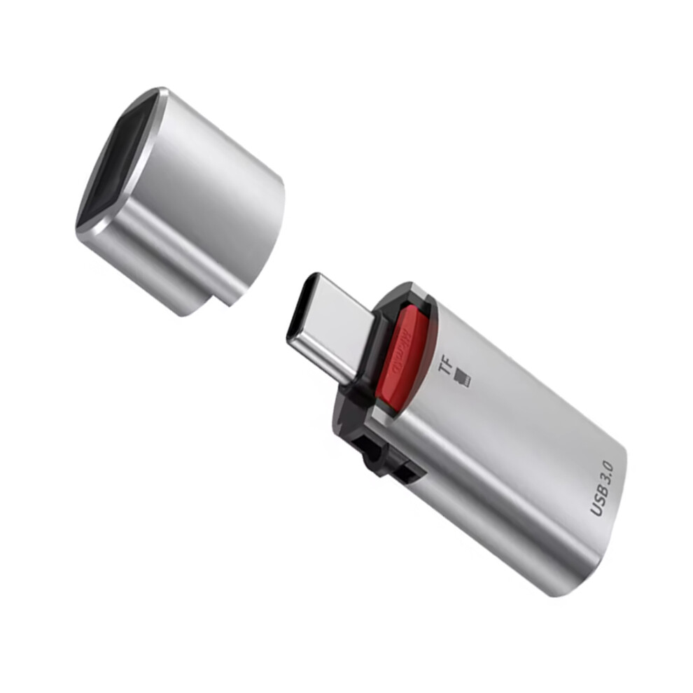 Multifunctional Usb C To Usb3.0 Otg Adapter Converters 5Gbps Transmission Silver 7695001245159