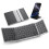 OMOTON Bluetooth Foldable Keyboard with Numeric Keypad, Wireless Keyboard Rechargeable, QWERTY UK Full Size, 3 Bluetooth Channels for iOS/Android/Win 1