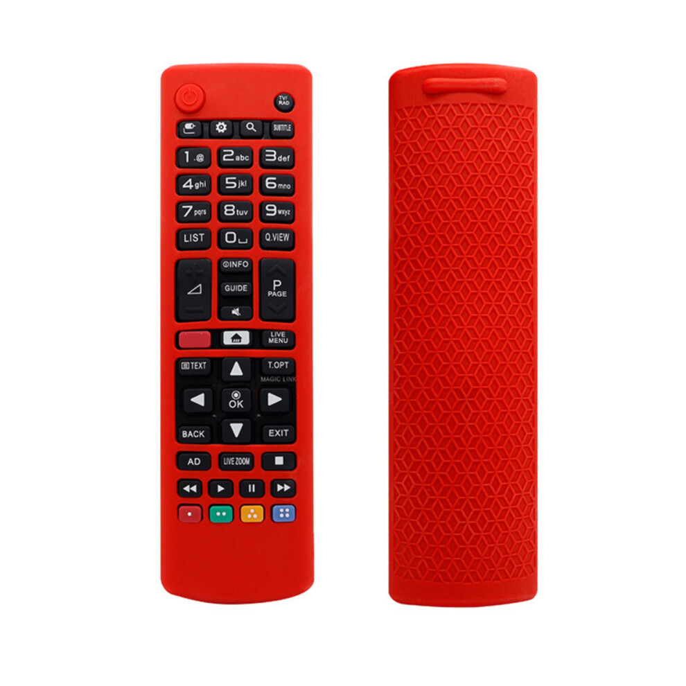 Easy Clean Silicone Remote Cover Simple Wipe Maintenance For Akb75095307 Red 7695001225311