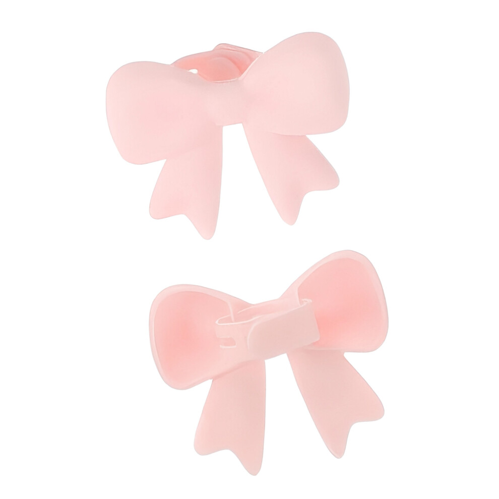 2Pcs Headphone Easy Removal Silicone Gaming Headset Bowknot Decoration Attachment Pink 7695001176217