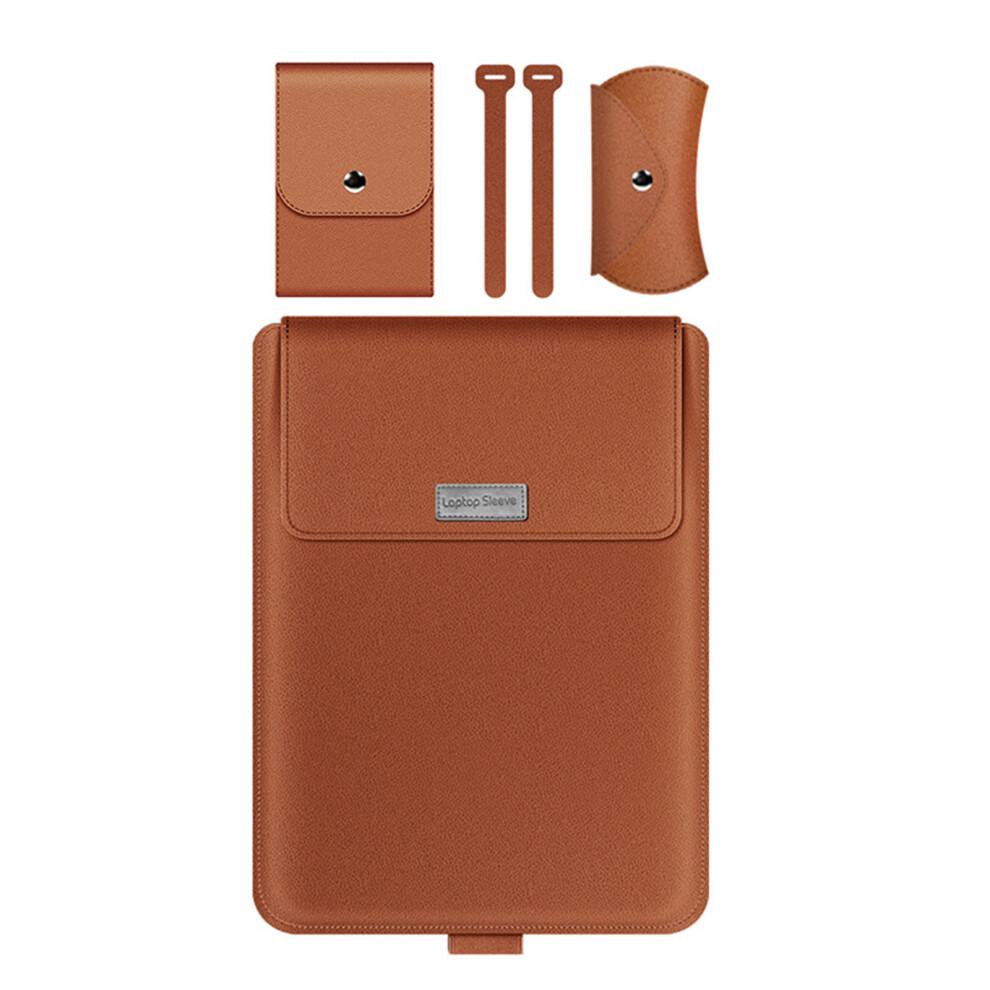 Travel Friendly Protective Cover For 13 14 15 16Inch Laptops With 15 To 16 Inches Brown 7695001224161