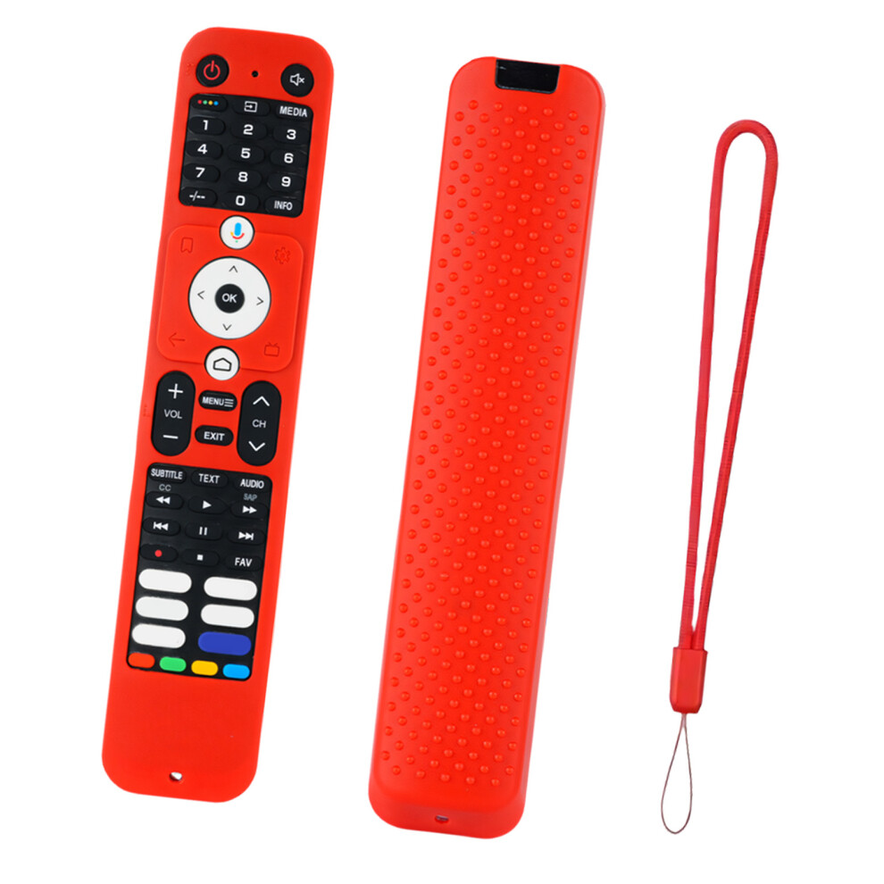 Replacement Case For Htr-U32g Hdtv Remote Control Lanyard Replacement Part Red 7695001159029