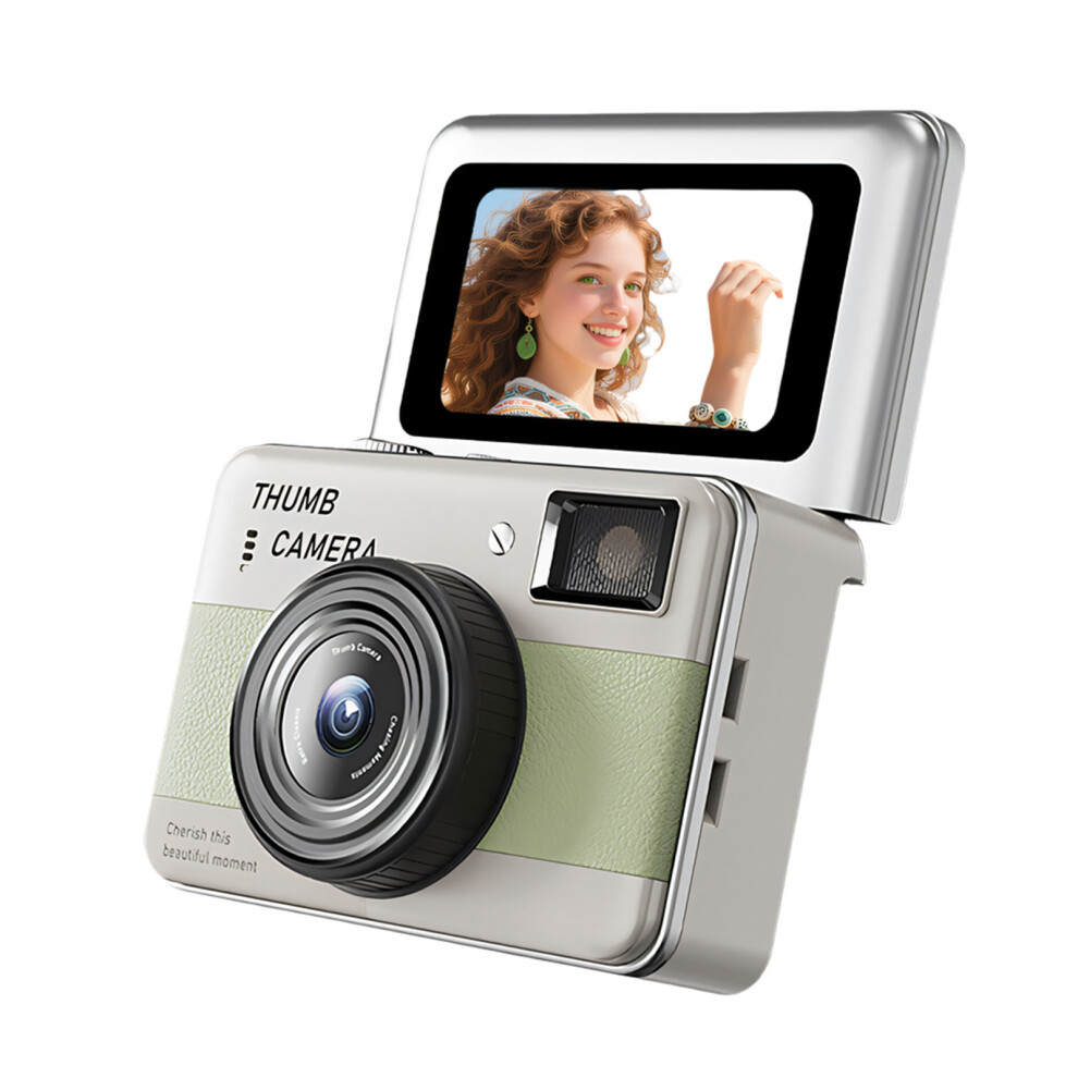 Tiny Keychain Video Camera With 1080P Recording And 16X Digital Camera 6800W Green 7695001162975