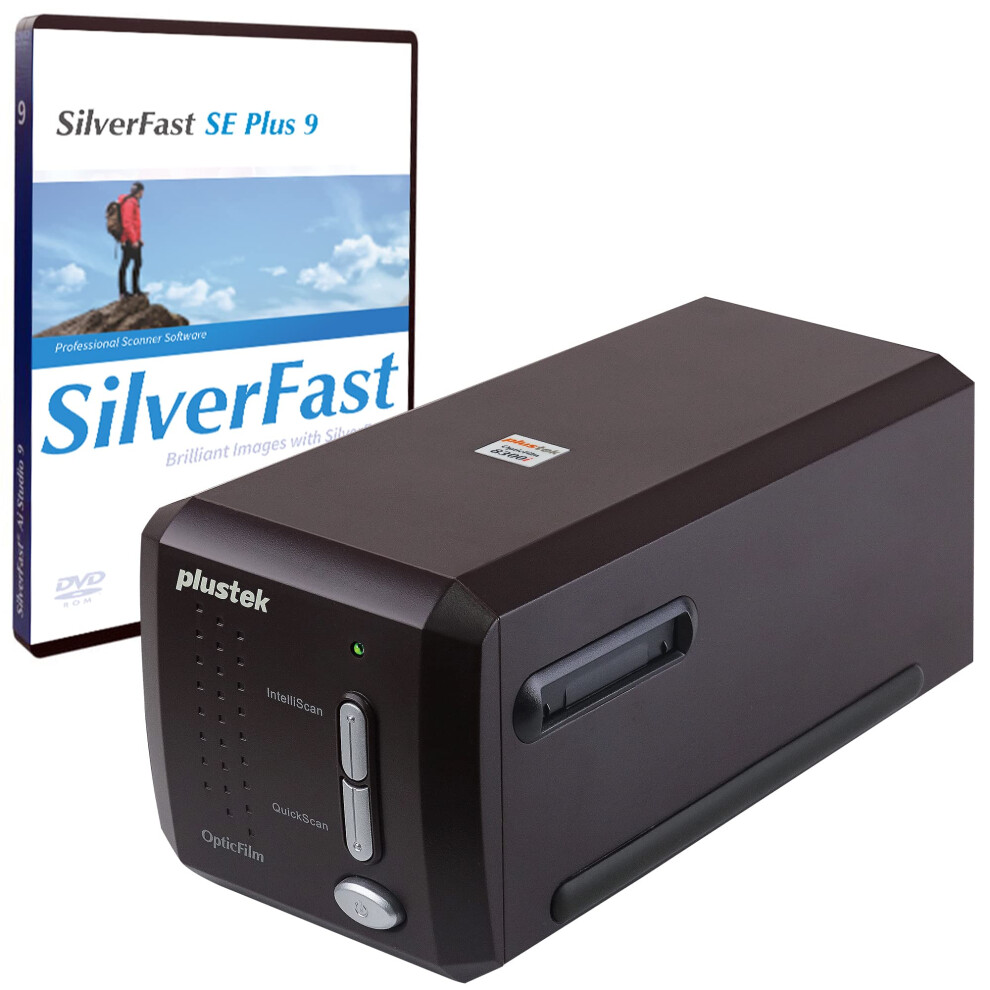 Plustek Opticfilm 8300I Se - 35Mm Negative Film Stripe & Slide Scanner With 38% Scan Speed Increase, Bundle Silverfast Se Plus 9 + Quickscan Plus, Su 5005614229170