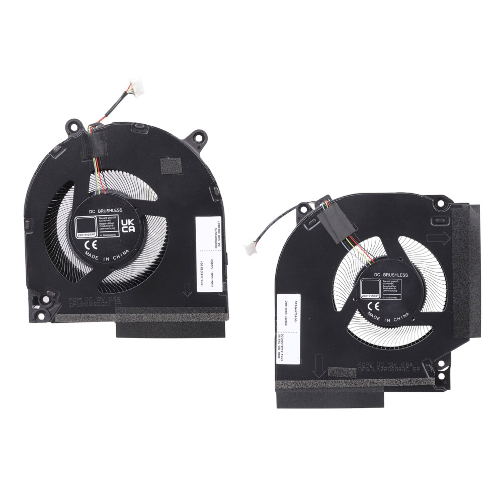 Cooling Fan Cpu Gpu Cooling Computer Replacement Cooling Fan Radiator For 16-R Cpu Gpu 7695001237642