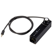 Professional Sound Isolator Eliminates Hum for 3.5mm to XLR Balanced Output