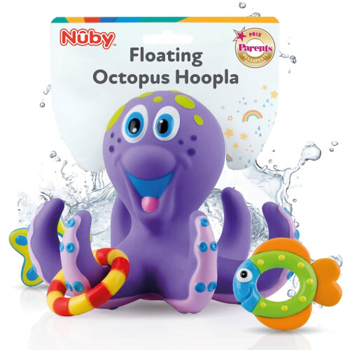 Nuby Nuby Octopus Floating Bath, 1 Count ( Pack of 1)