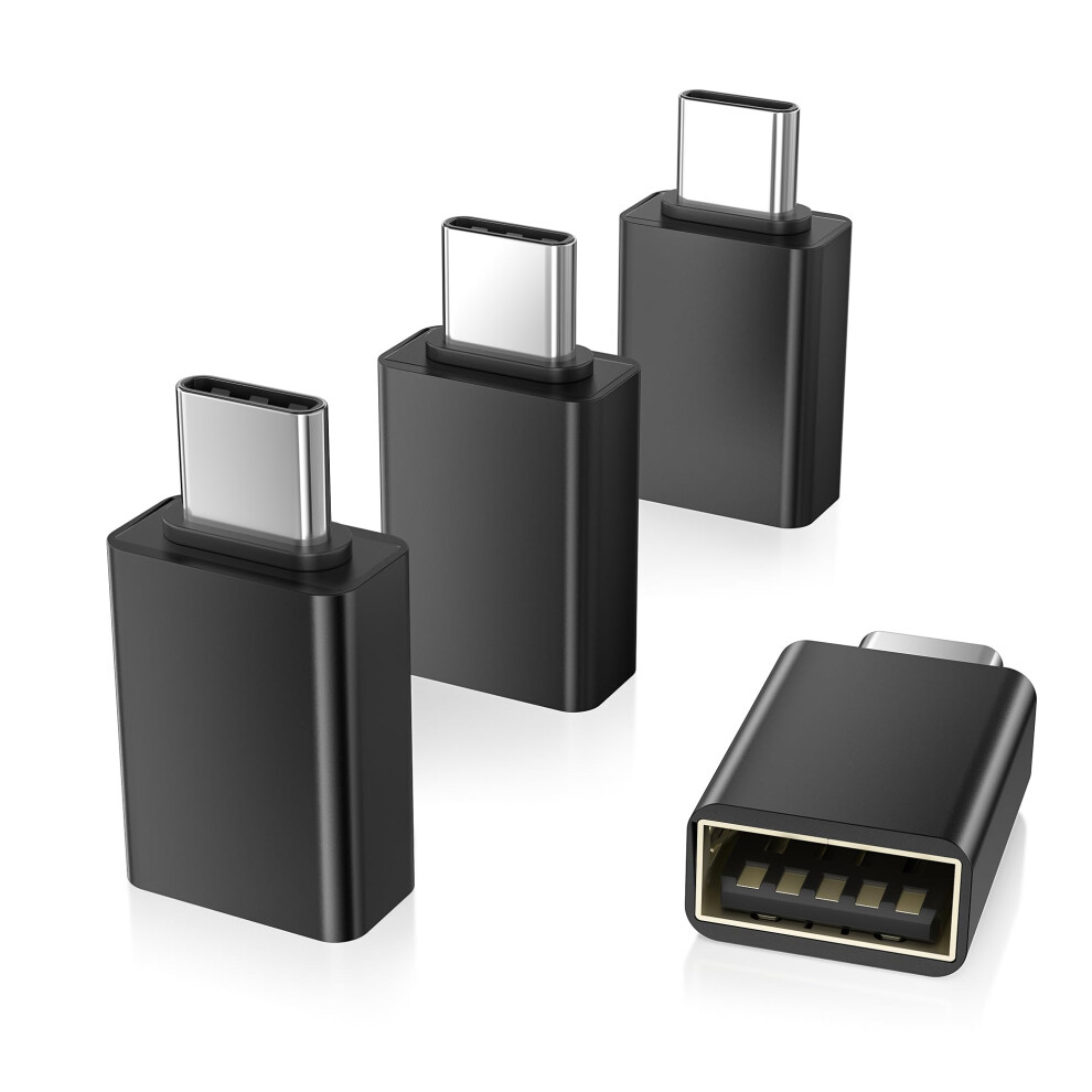 Elebase Usb C To Usb Adapter 4Pcs,Usb-C Male To Usb3.0 Female Adaptor,Thunderbolt 4 Otg Connector For Iphone 17 16 Pro Max,Macbook,Microsoft Surface, 5005703360814
