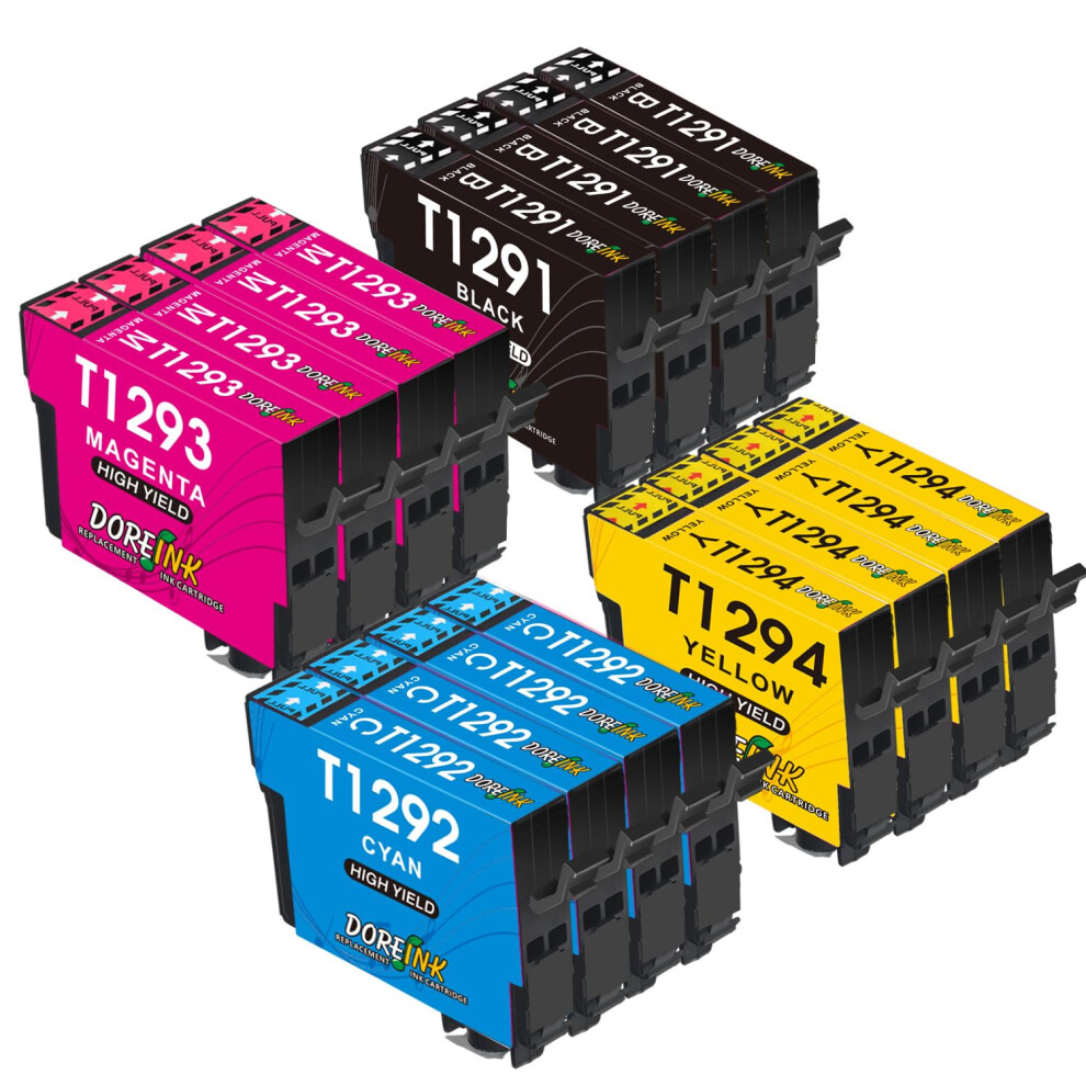 Photos - Printer Part DOREINK T1295 Replacement for Epson T1291 T1292 T1293 T1294 T1295 Multipack Ink Cartridges for Epson Stylus SX435W SX235W WF