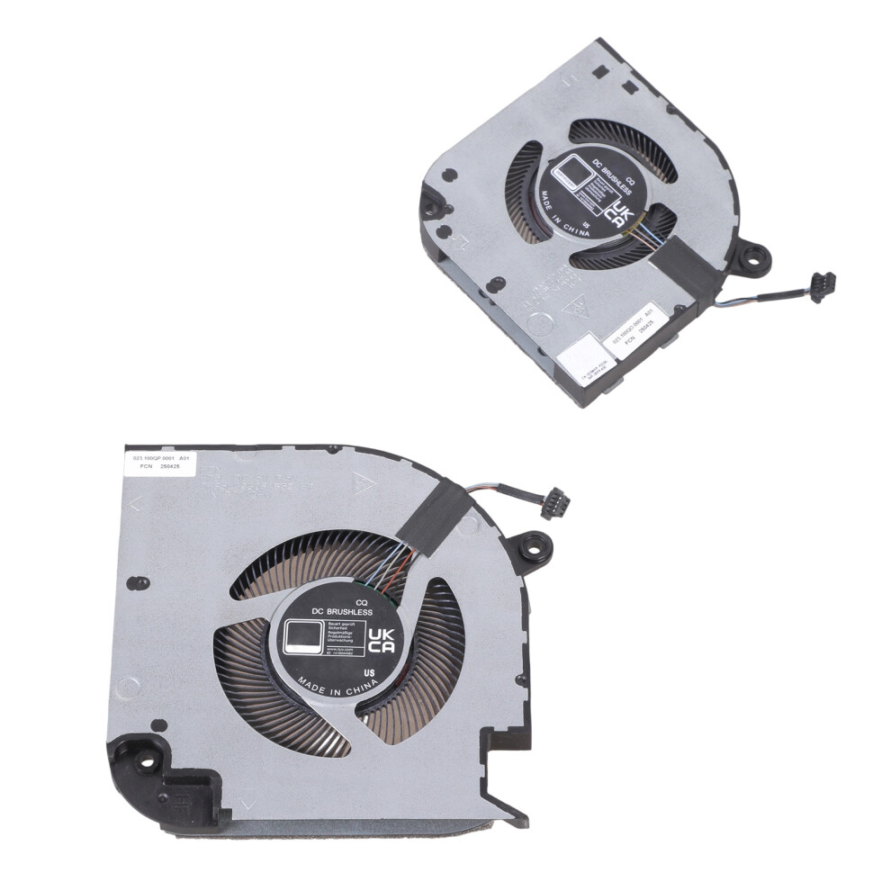 Laptops Cpu Gpu Cooling Fan Dc5v 0.5A 4Pin Radiator For 7620 0V7r3c Cpu Gpu 7695001241373
