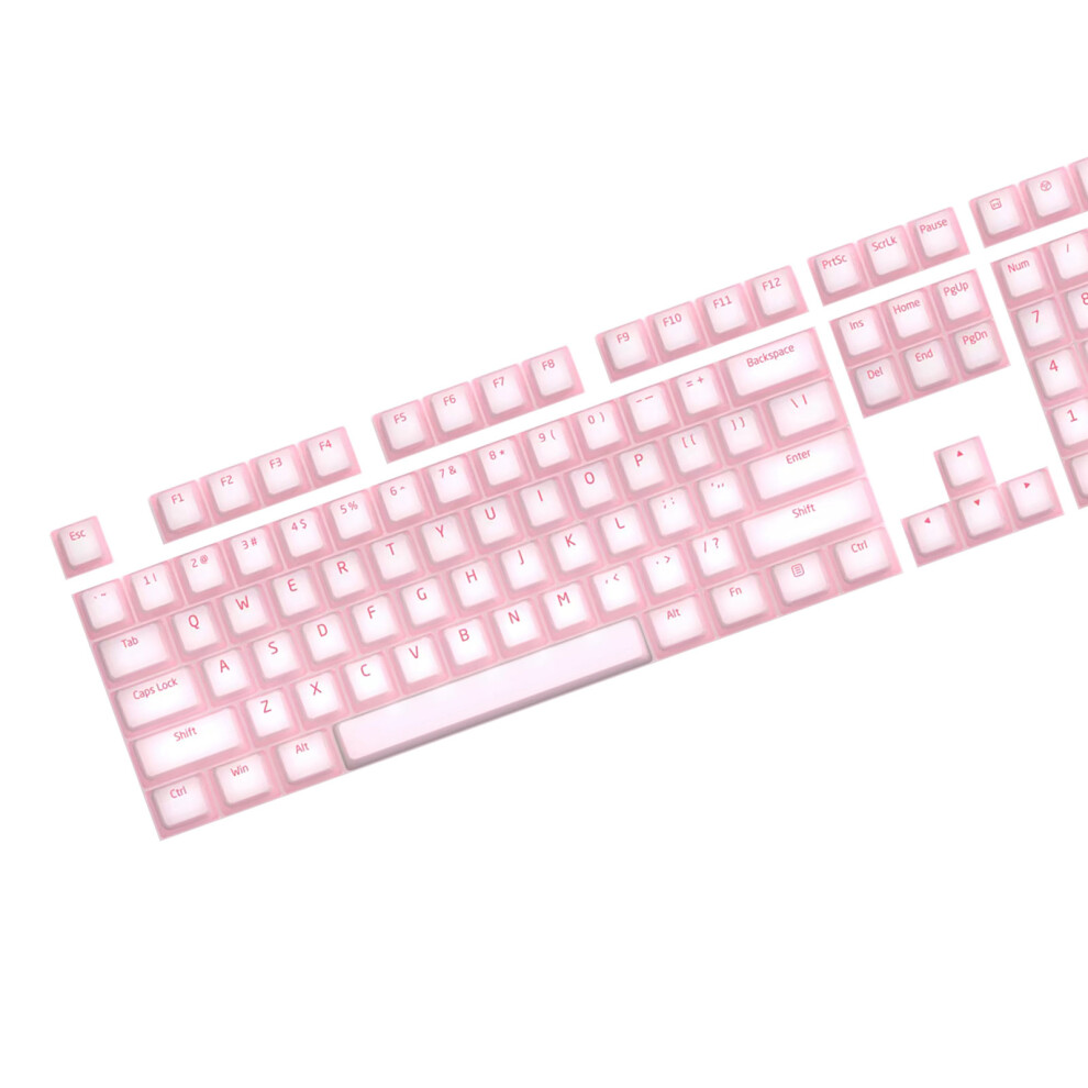 113 Key Jelly Theme Keycaps Original Height Keycap For Multiple Keyboards Pink 7695001212816