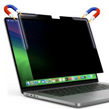 Afterplug Removable Magnetic Privacy Screen Filter for MacBook Pro 16.2 Inch (M1-M5, Pro, Max, 2021-2026), L-Shaped Strips for Secure Attachment