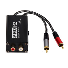 Professional Noise Isolation Box 2RCA Auditory Ground Looped Eliminating