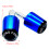 Quick Install Aluminum Motorcycle Grip Plugs Universal Design No Tool Needed Blue 4