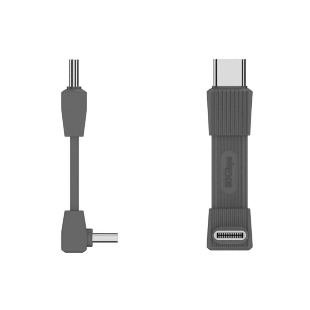240W Usb C Flexible Charging Line Tpe Reinforced Durability Space Efficient Cord 42Mm Grey 7695001246859