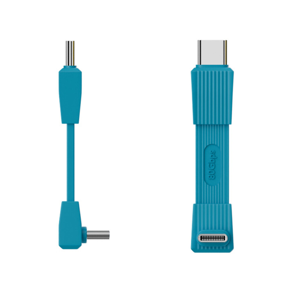 Portable Type C 240W Flexible Charging Cable 80Gbps Data Transfer For Phones 51Mm Blue 7695001247139