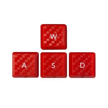 Carbonfibered Textured Keycaps For G813 G913 G913TKL Mechanical Gaming Keyboards Red WASD