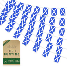 Premium Reusable Scotland Bunting - 42 Flag World Cup Bunting 2026 -