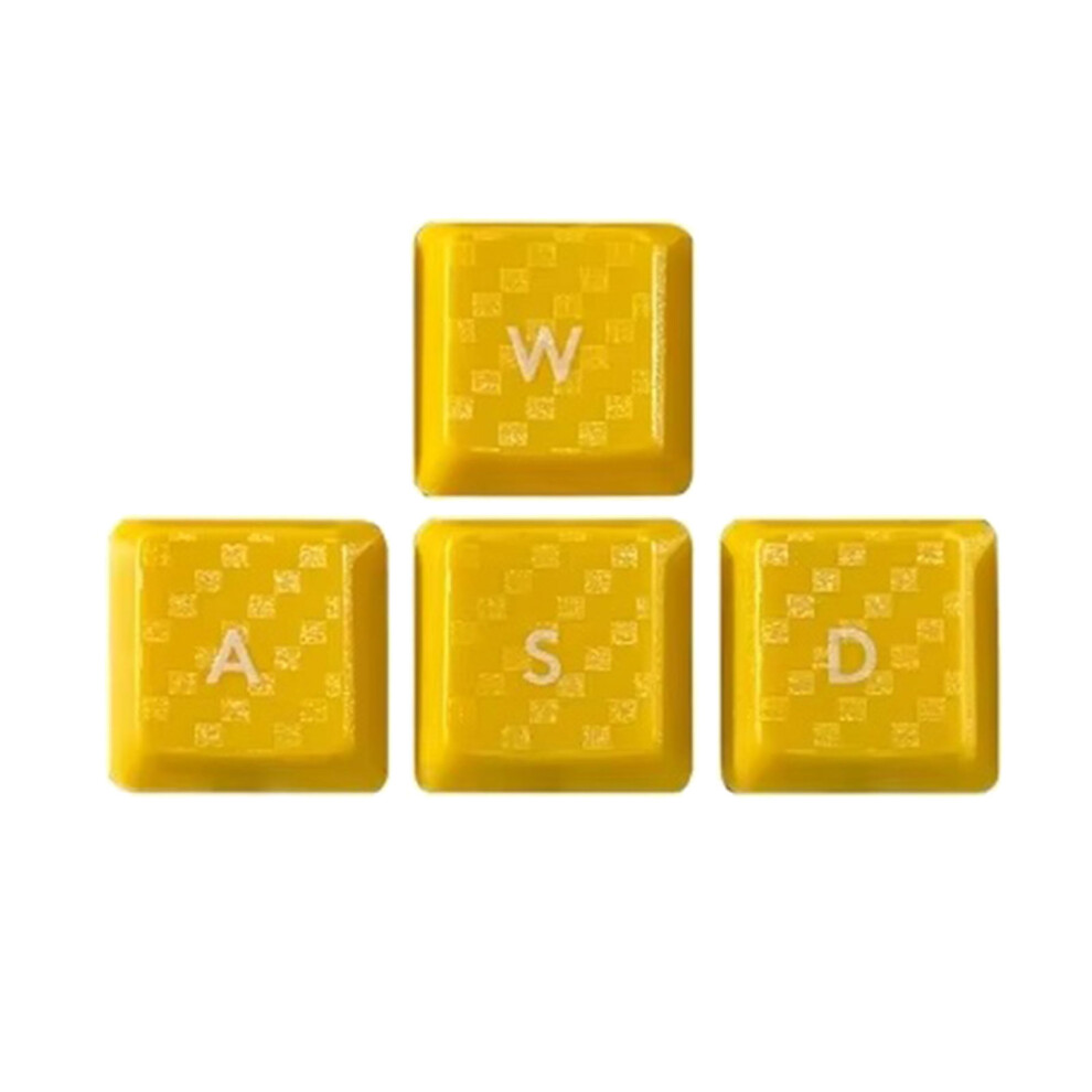 Keyboards Keycaps Anti Slip Textured Mechanical Keyboards Keycaps For G813 Wasd Yellow 7695001170581