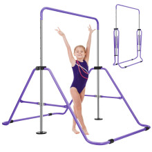 LN COZY CORNER Gymnastics Bars, Junior Training Kip Bar Folding Gymnastics Equipment,Adjustable Height Horizontal Bar for kids ages 6-12 Girls for Ho