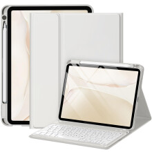 drivego Case with Keyboard for iPad Air 11 Inch (M4 2026/M3 2025/M2 2024), Detachable Keyboard Case for iPad Air 4/5th generation 10.9 Inch, Pencil C