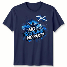 No Scotland No Party Unisex Football T Shirt Game Day 2026 Scotland