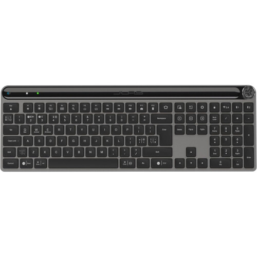 JLab JLab Epic Advanced Wireless Keyboard - Multi Device Backlit Rechargeable Bluetooth Keyboard with 2.4G USB Connectivity, Slim Design Full Size Office
