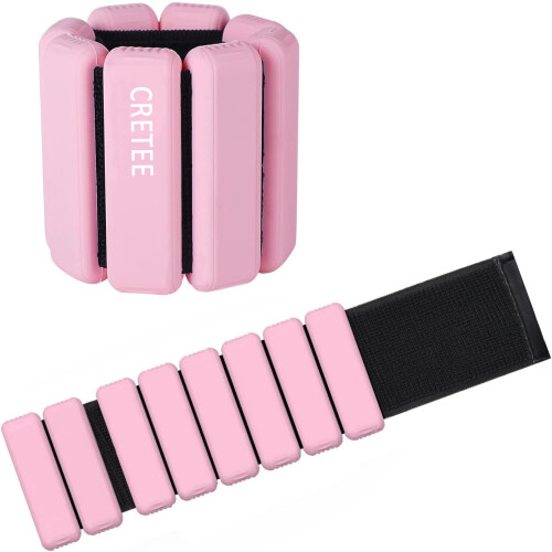 2 PCS Adjustable Wrist Weights Ankle Weights Set for Exercise Walking