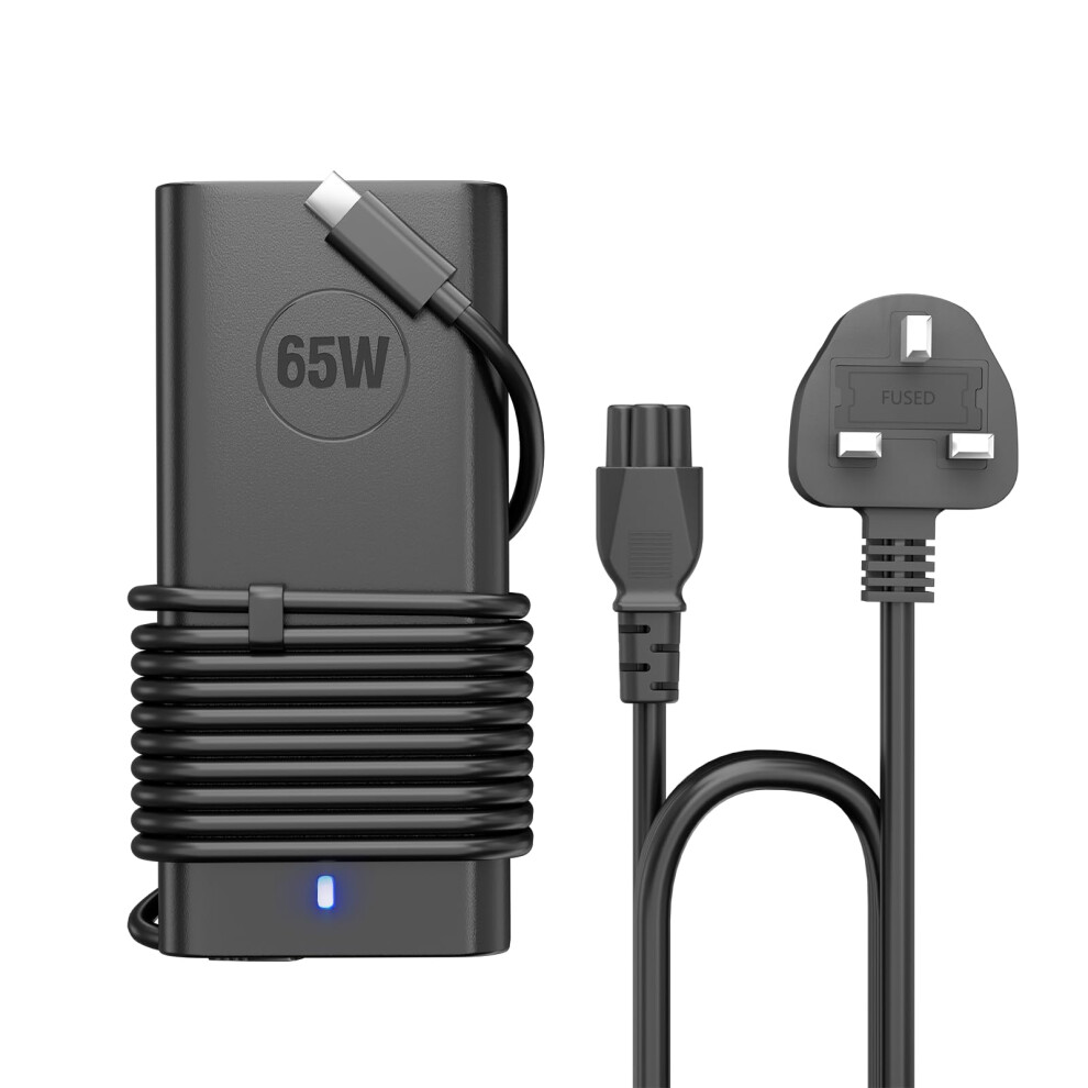 Slim 65W Usb C Laptop Charger For Dell Latitude 5540 5420 7400 5440 7440 3540 5520 7420 5430 7390 7320 5530 7430 3440 7340 5320 7410 7330 7530 Chrome 5002098540661
