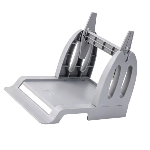 Manual External Barcode Printer Paper Stand for Desktop Label Printer Thermal Grey Small